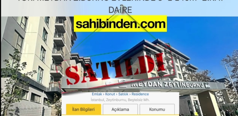 REZERV EVLER DİYE İNŞAAT ETTİLER SONRA  SATTILAR