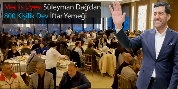 Başkan Adayı Onur Soytürk 800 Kişilik İftar Yemeğinde Konuştu: 31 Mart Gecesi, Zeytinburnu’na Baharı Getirecek