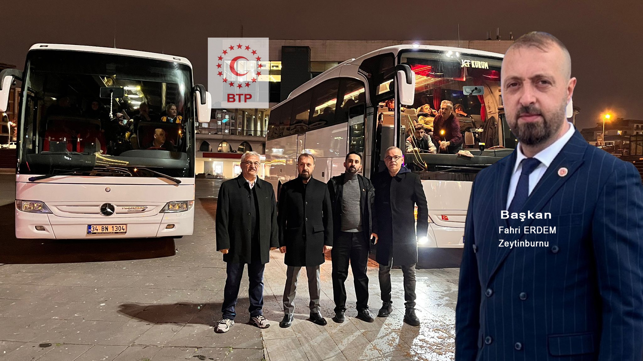 Başkan Fahri Erdem BTP Zeytinburnu İlçe