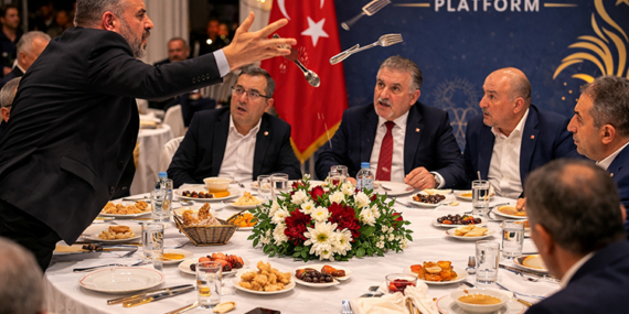 “Zeytinburnu’nda Protokol Krizi: Levent Çotuk Masayı Terk Etti”