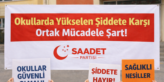 Saadet Partisi Kadın Kolları’ndan Sert Tepki “Okullarımızda Yankılanan Kurşun Sesleri, Toplumsal Çürümenin Son Durağıdır!