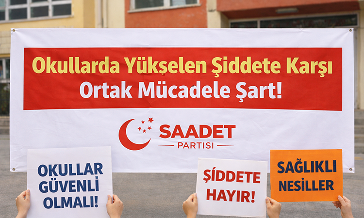 Saadet Partisi Kadın Kolları’ndan Sert Tepki “Okullarımızda Yankılanan Kurşun Sesleri, Toplumsal Çürümenin Son Durağıdır!