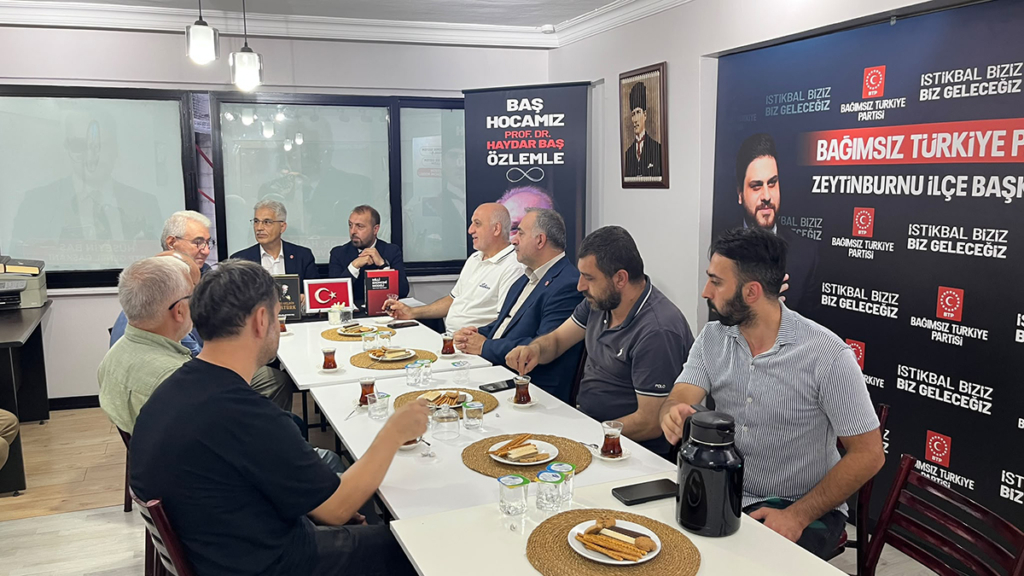 Saadet Partisi’nden BTP Zeytinburnu İlçe Başkanlığı’na İstişare Ziyareti