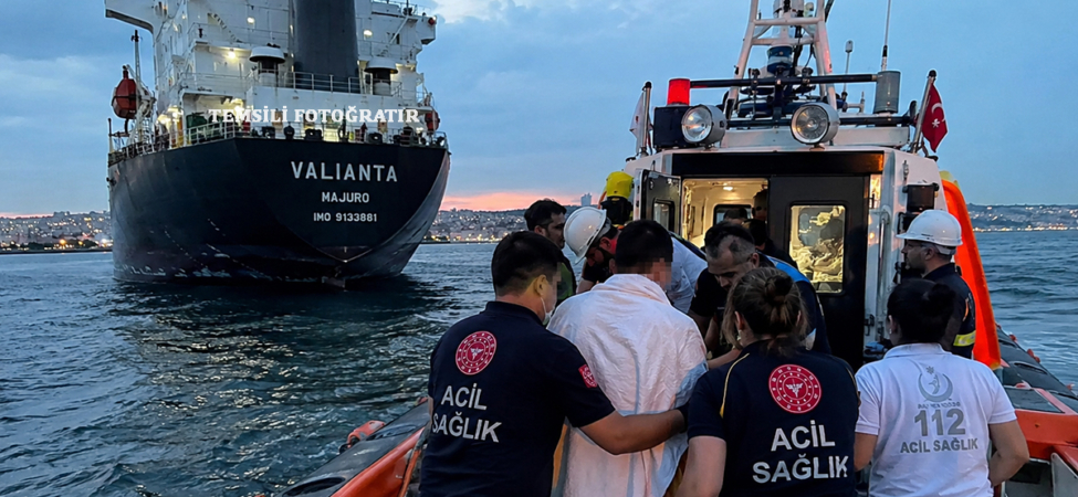 ZEYTİNBURNU AÇIKLARINDA GEMİDE ALARM!