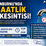 Zeytinburnunda su kesintisi 27 Ağustos