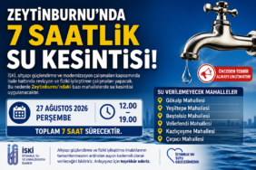 Zeytinburnunda su kesintisi 27 Ağustos