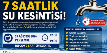 Zeytinburnunda su kesintisi 27 Ağustos