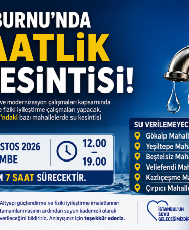 Zeytinburnunda su kesintisi 27 Ağustos